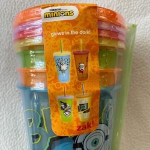 Zak Halloween glow in the dark cups tumblers 24oz